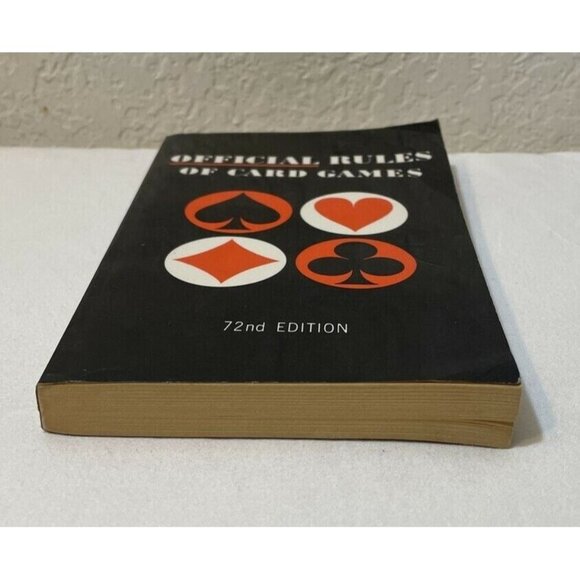 VINTAGE OFFICIAL RULES OF CARD GAMES 72ND EDITION BOOK - Picture 5 of 10